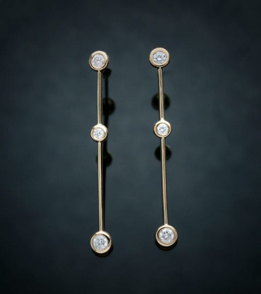 Diamond Icicle Earrings