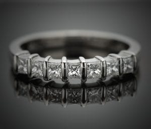 Princess Diamond Wedding Ring