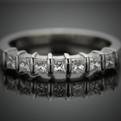 Princess Diamond Wedding Ring